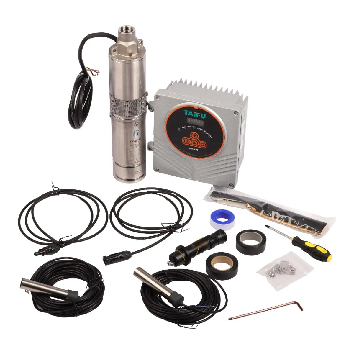 Taifu 3" Solar DC Bore Hole Pump 250W 24V DC (3TSS1.5-65-24/250)