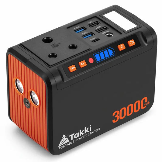 takki 30000mAh portable power station