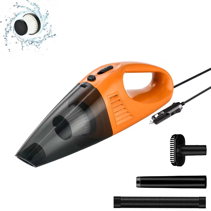 Portable Car Cleaner, Mini HandheldAutomobile Vacuum Cleaner, Wet and DryStrong Suction, Suitable for CleaningHousehold Cars and RVs